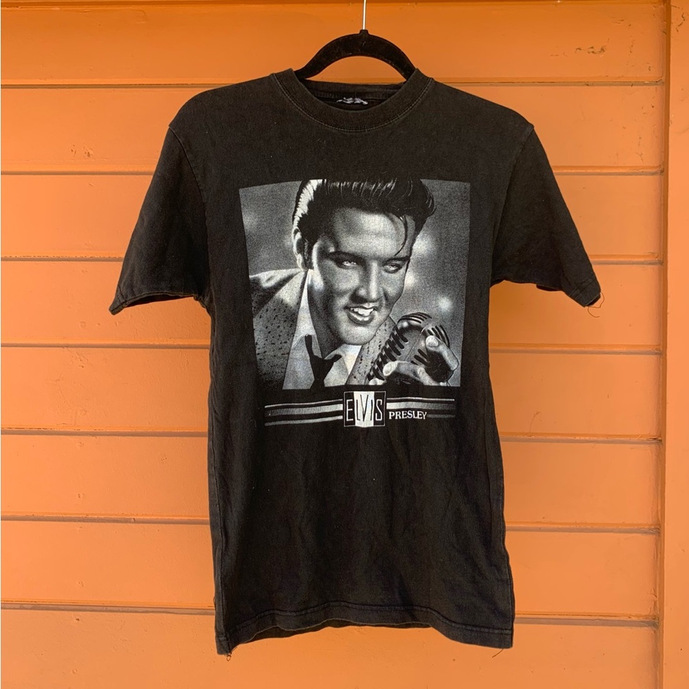 Elvis Presley Black Graphic T-Shirt